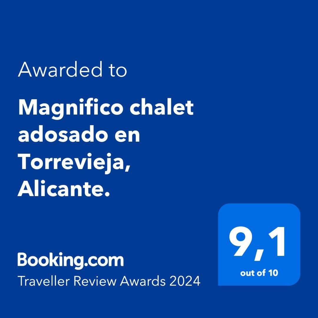 Magnifico Chalet Adosado En Torrevieja, Alicante. Eksteriør billede